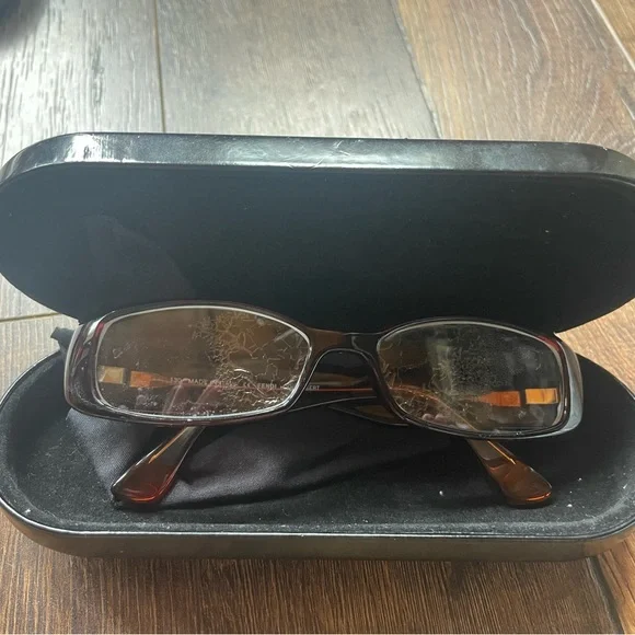 FENDI Eyeglasses with Matching Case & Monogrammed Microfiber Cleaning Cloth - Picture 4 of 13